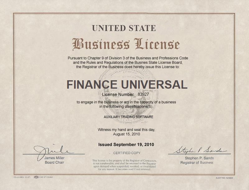 Finance Universal ™ Multiplatform